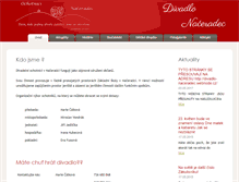 Tablet Screenshot of divadlo.naceradec.cz